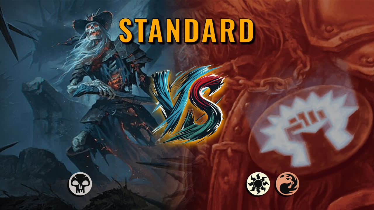 Watch MTG Arena Standard Video - Mono Black Aggro by Numbskull VS Boros Aggro by Sagethemage - a51e22