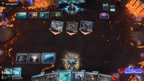 Watch MTG Arena Video Replay - Dimir Control by DamienF16 VS Grixis Midrange by SgtSwaggerE3 - Premier Draft