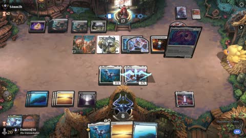 Watch MTG Arena Video Replay - Azorius Midrange by DamienF16 VS Mono White Aggro by S4mm3h - Premier Draft