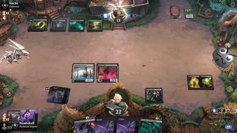 Watch MTG Arena Video Replay - Mono Black Midrange by Numbskull VS Golgari Midrange by tinchs - Traditional Standard Ranked