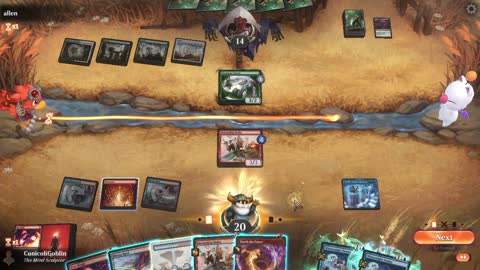 Watch MTG Arena Video Replay - Izzet Midrange by CunicoliGoblin VS Abzan Control by allen - Standard Play