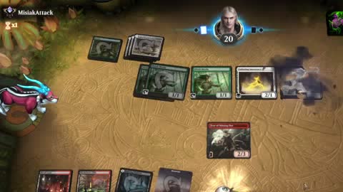 Watch MTG Arena Video Replay - Rakdos Midrange by HamHocks42 VS Selesnya Midrange by MisiakAttack - Pioneer Ranked