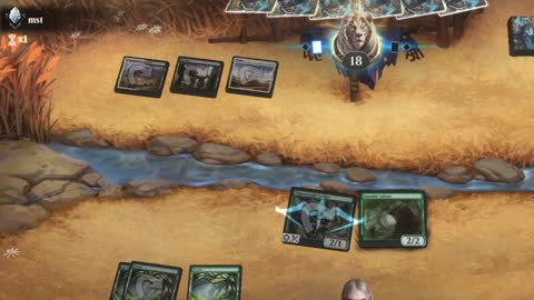Watch MTG Arena Video Replay - Mono Green Midrange by utku VS Orzhov Midrange by mst - Standard Ranked