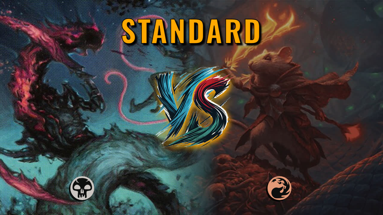 Watch MTG Arena Standard Video - Mono Black Aggro by Numbskull VS Mono Red Aggro by erzherzog - 669ea6
