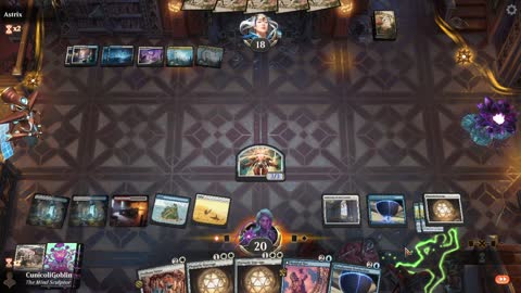 Watch MTG Arena Video Replay - Azorius Midrange by CunicoliGoblin VS Esper Control by Astrix - Standard Event
