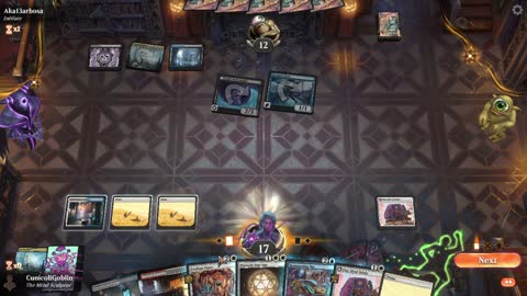 Watch MTG Arena Video Replay - Azorius Midrange by CunicoliGoblin VS Dimir Aggro by Aka13arbosa - Standard Event