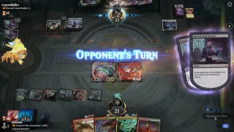 Watch MTG Arena Video Replay - Ureni of the Unwritten by saitama VS Davriel, Soul Broker by LegendKiller - Historic Brawl