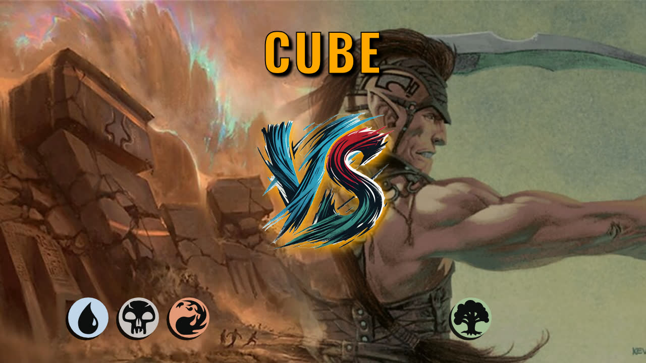 Watch MTG Arena Cube Video - Grixis Midrange by DamienF16 VS Mono Green Midrange by Junebug - c0cd77