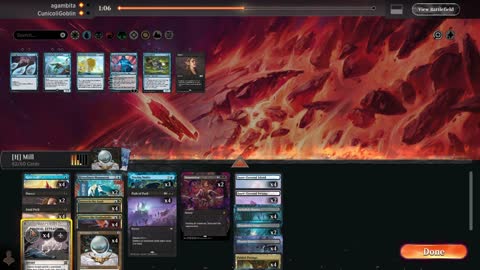 Watch MTG Arena Video Replay - Dimir Midrange by CunicoliGoblin VS Selesnya Aggro by agambita - Traditional Historic Play