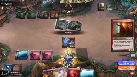 Watch MTG Arena Video Replay - Izzet Midrange by DamienF16 VS Gruul Midrange by Kleinopl - Premier Draft