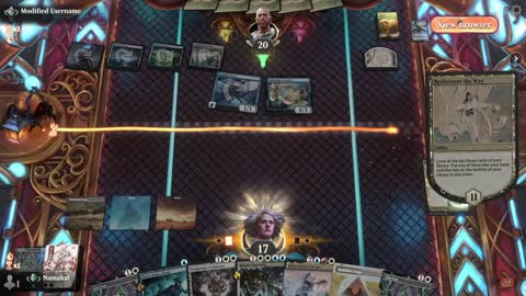 Watch MTG Arena Video Replay - Jeskai Control by Namakai VS Dimir Midrange by Modified Username - Traditional Standard Ranked