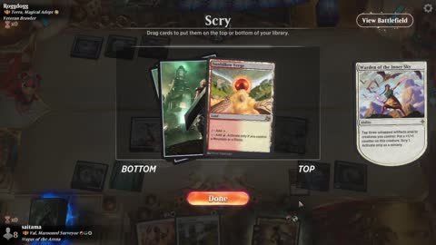 Watch MTG Arena Video Replay - Val, Marooned Surveyor by saitama VS Terra, Magical Adept by Roggdogg - Historic Brawl