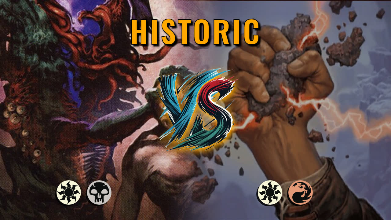 Watch MTG Arena Historic Video - Orzhov Midrange by CunicoliGoblin VS Boros Aggro by Woodberry - 4b8693