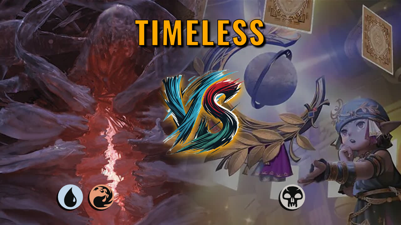Watch MTG Arena Timeless Video - Izzet Midrange by saitama VS Mono Black Midrange by Dralnu - 3d9b9f