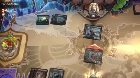 Watch MTG Arena Video Replay - Mono Red Aggro by CunicoliGoblin VS Dimir Midrange by CHATARO - Standard Traditional Ranked