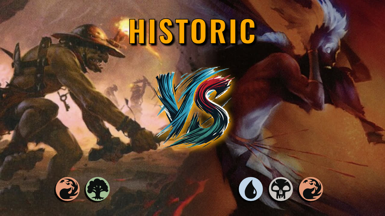 Watch MTG Arena Historic Video - Gruul Aggro by CunicoliGoblin VS Grixis Midrange by Player - 109e0f