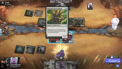 Watch MTG Arena Video Replay - Orzhov Aggro by CunicoliGoblin VS Selesnya Aggro by Abojii - Standard Ranked