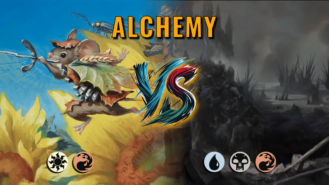 Watch MTG Arena Alchemy Video - Boros Aggro by CunicoliGoblin VS Grixis Midrange by Gandalf the White - f8cd4d