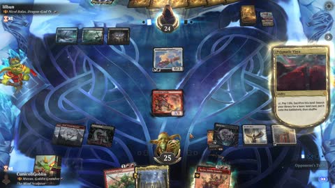 Watch MTG Arena Video Replay - Muxus, Goblin Grandee by CunicoliGoblin VS Nicol Bolas, Dragon-God by lilbun - Historic Brawl