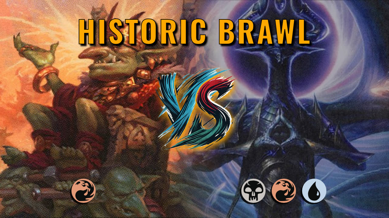 Watch MTG Arena Historic Brawl Video - Muxus, Goblin Grandee by CunicoliGoblin VS Nicol Bolas, Dragon God by lilbun - c1eb31