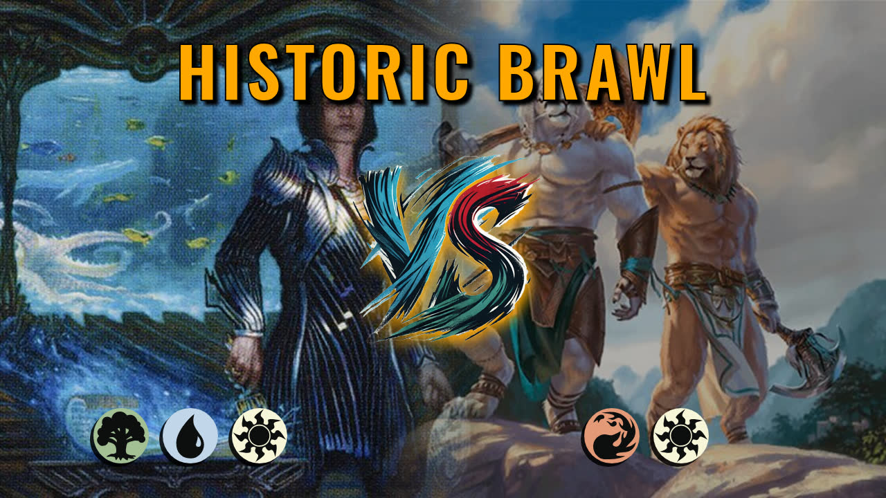 Watch MTG Arena Historic Brawl Video - Lagrella, the Magpie by saitama VS Ajani, Nacatl Pariah by Ach! Hans, run! - ce3015