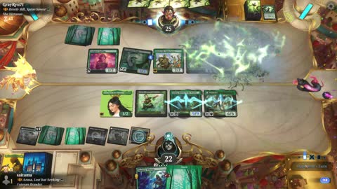 Watch MTG Arena Video Replay - Azusa, Lost but Seeking by saitama VS Bristly Bill, Spine Sower by GrayRyu71 - Historic Brawl