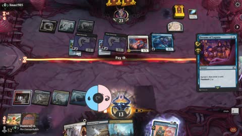 Watch MTG Arena Video Replay - Jeskai Control by DamienF16 VS Esper Aggro by linas1985 - Traditional Standard Ranked