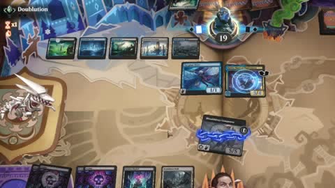 Watch MTG Arena Video Replay - Mono Black Midrange by Numbskull VS Dimir Midrange by Doublution - Standard Traditional Ranked