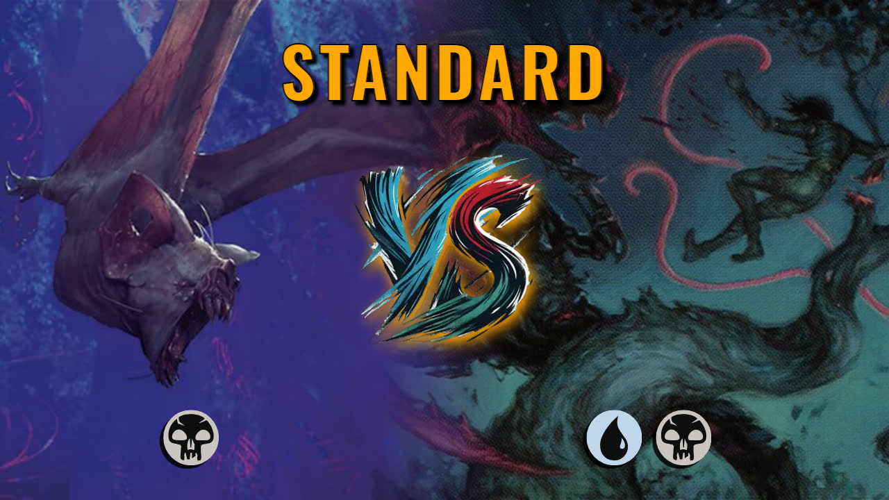 Watch MTG Arena Standard Video - Mono Black Midrange by Numbskull VS Dimir Midrange by Doublution - 262be7