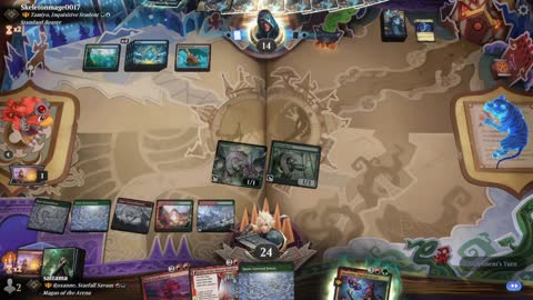 Watch MTG Arena Video Replay - Roxanne, Starfall Savant by saitama VS Tamiyo, Inquisitive Student by Skeletonmage0017 - Historic Brawl
