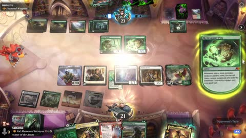 Watch MTG Arena Video Replay - Val, Marooned Surveyor by saitama VS Diamond Weapon by nununu - Historic Brawl