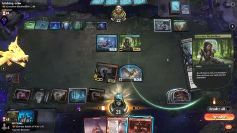 Watch MTG Arena Video Replay - Rowan, Scion of War by saitama VS Gretchen Titchwillow by luluking-otto - Historic Brawl