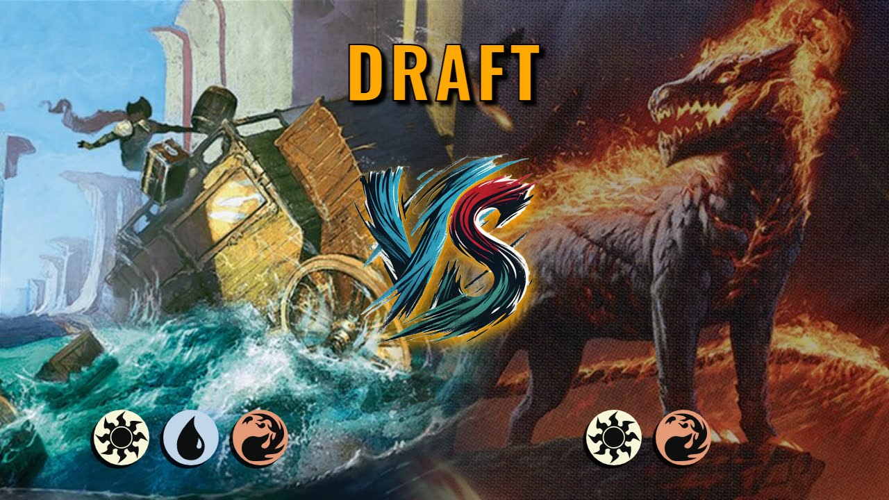 Watch MTG Arena Draft Video - Jeskai Midrange by DamienF16 VS Boros Midrange by 99HP - 48a736