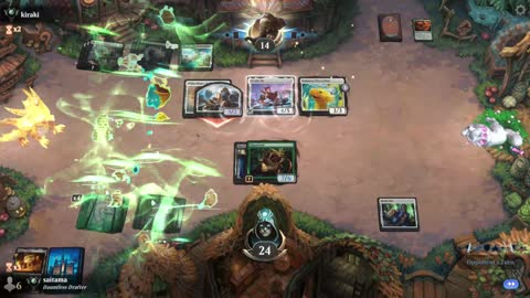 Watch MTG Arena Video Replay - Sultai Midrange by saitama VS Abzan Midrange by kiraki - Premier Draft