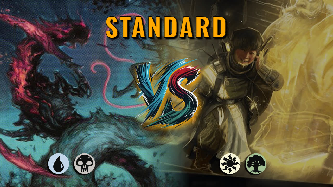 Watch MTG Arena Standard Video - Dimir Midrange by HamHocks42 VS Selesnya Aggro by ThatGuy - 0f3280