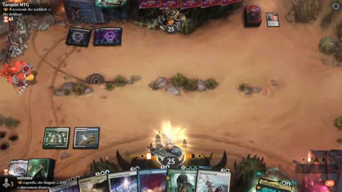 Watch MTG Arena Video Replay - Lagrella, the Magpie by saitama VS A-Acererak the Archlich by Tarquin MTG - Historic Brawl