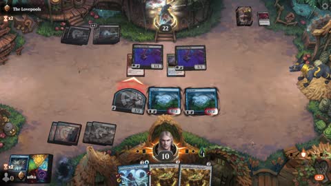 Watch MTG Arena Video Replay - Izzet Midrange by utku VS Mono Black Midrange by The Lovepools - Standard Ranked