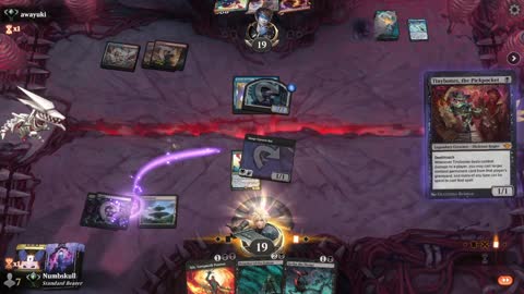 Watch MTG Arena Video Replay - Mono Black Aggro by Numbskull VS Izzet Aggro by awayuki - Standard Ranked