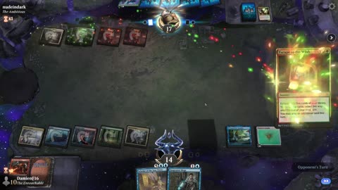 Watch MTG Arena Video Replay - Temur Midrange by DamienF16 VS Gruul Midrange by nudeindark - Chromatic Cube Draft