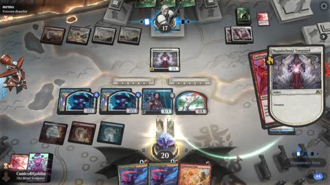 Watch MTG Arena Video Replay - Izzet Aggro by CunicoliGoblin VS Boros Midrange by mrmo - Alchemy Play