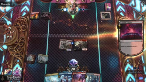 Watch MTG Arena Video Replay - Izzet Midrange by CunicoliGoblin VS Rakdos Aggro by Misszonifr - Standard Event