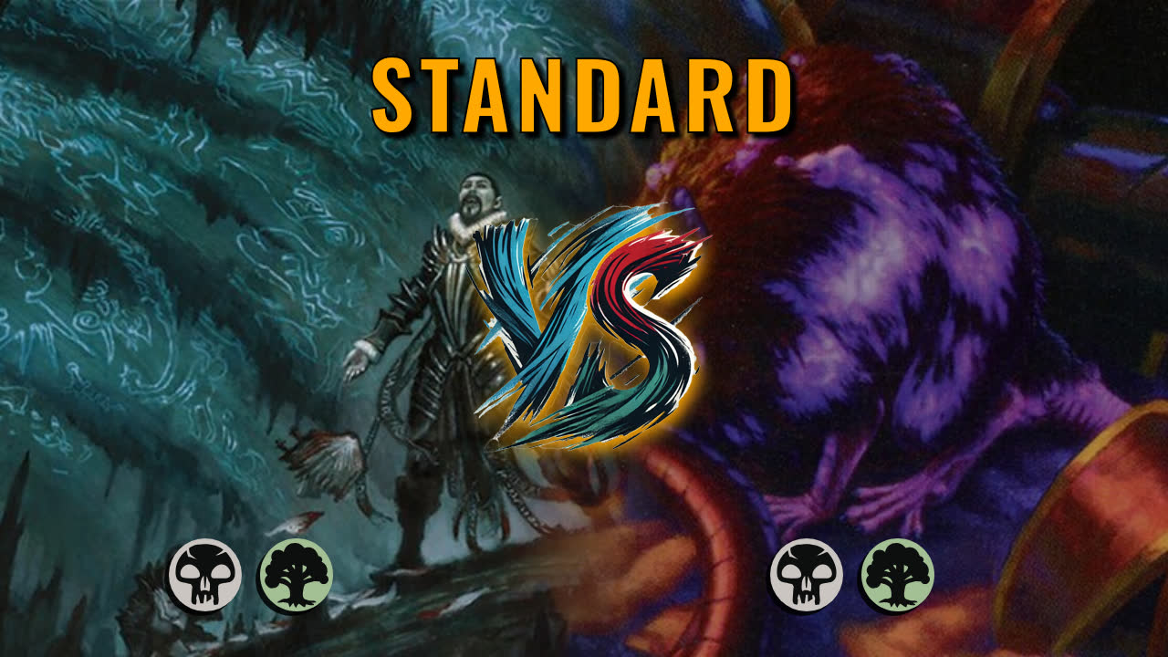 Watch MTG Arena Standard Video - Golgari Midrange by Numbskull VS Golgari Midrange by nicolblightas - 43896f