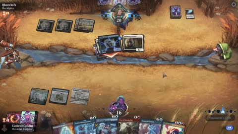 Watch MTG Arena Video Replay - Izzet Midrange by CunicoliGoblin VS Azorius Aggro by Hbeecksfs - Standard Event