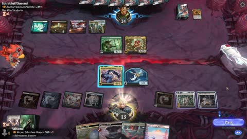 Watch MTG Arena Video Replay - Breya, Etherium Shaper by saitama VS Borborygmos and Fblthp by SpirebluffQuesnel - Historic Brawl