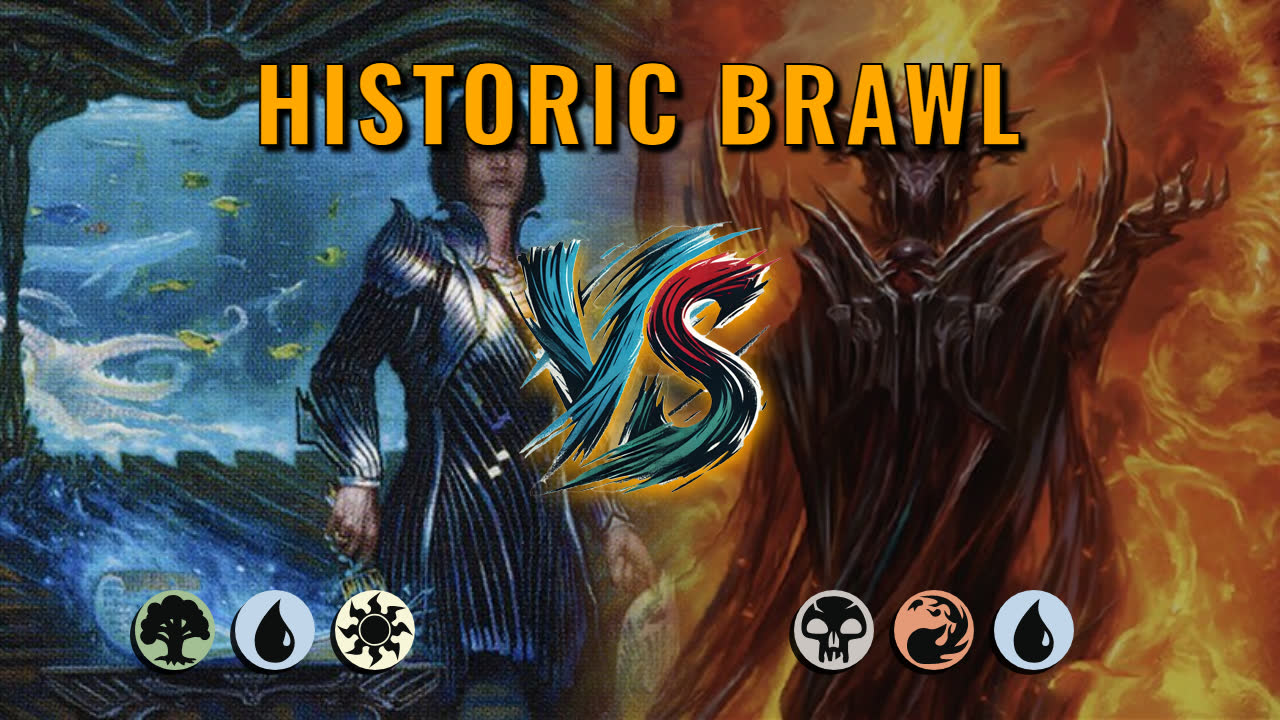 Watch MTG Arena Historic Brawl Video - Lagrella, the Magpie by saitama VS Sauron, the Dark Lord by jacob - 597f10
