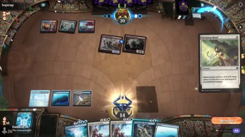 Watch MTG Arena Video Replay - Azorius Midrange by DamienF16 VS Jeskai Aggro by Soptrup - Standard Tournament Match