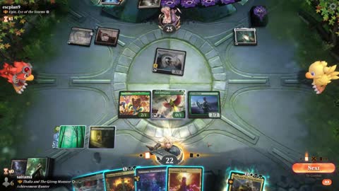 Watch MTG Arena Video Replay - Thalia and The Gitrog Monster by saitama VS Ugin, Eye of the Storms by escplan9 - Historic Brawl