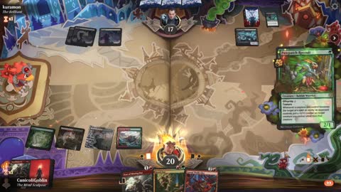 Watch MTG Arena Video Replay - Gruul Aggro by CunicoliGoblin VS Mono Black Control by kuramon - Standard Play