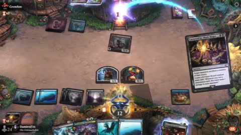 Watch MTG Arena Video Replay - Dimir Midrange by DamienF16 VS Izzet Midrange by Crendon - Quick Draft