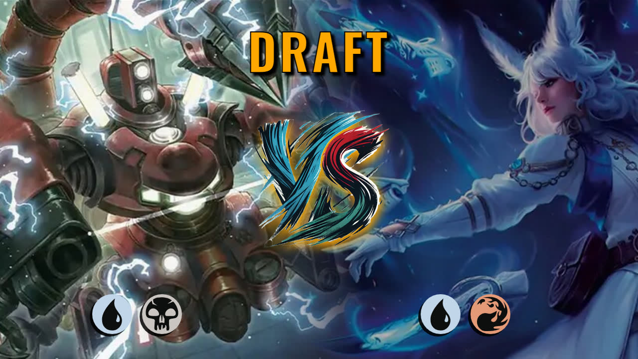 Watch MTG Arena Draft Video - Dimir Midrange by DamienF16 VS Izzet Midrange by Crendon - ef0dc8